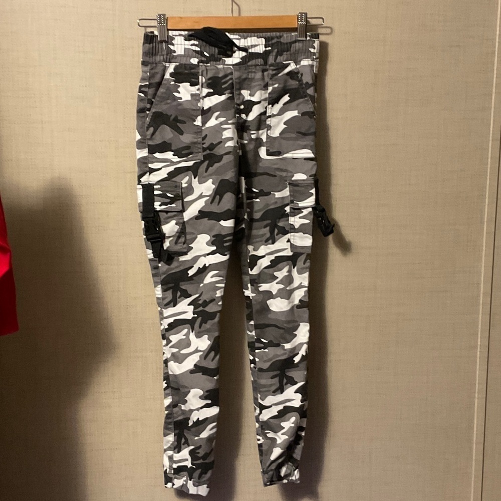 VIP Kids Gray Camouflage Joggers